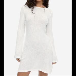 H&M tie knitted dress